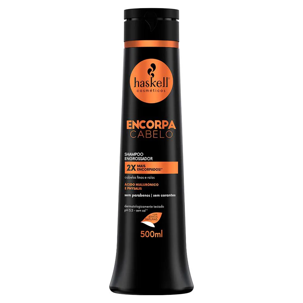 SHAMPOO HASKELL ENCORPA CABELO ENGROSSADOR 500ML