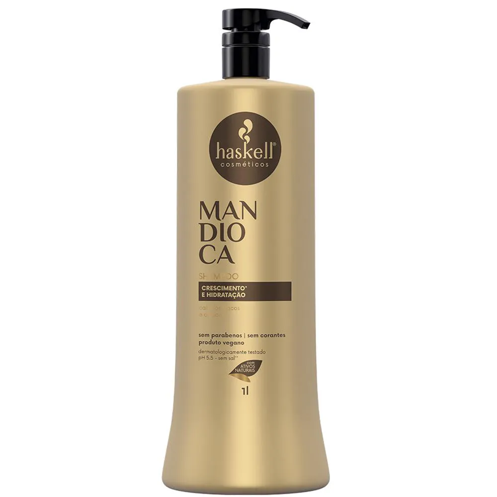 SHAMPOO HASKELL MANDIOCA PARA OS CABELOS - 1L