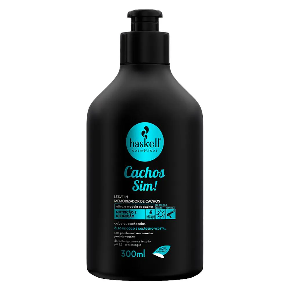LEAVE-IN MEMORIZADOR CACHOS SIM! HASKELL- 300ML