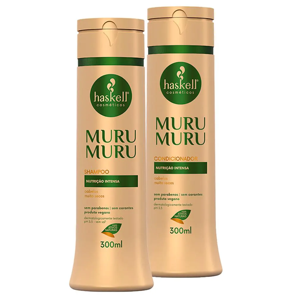 KIT HASKELL MURUMURU SHAMPOO + CONDICIONADOR 300ML