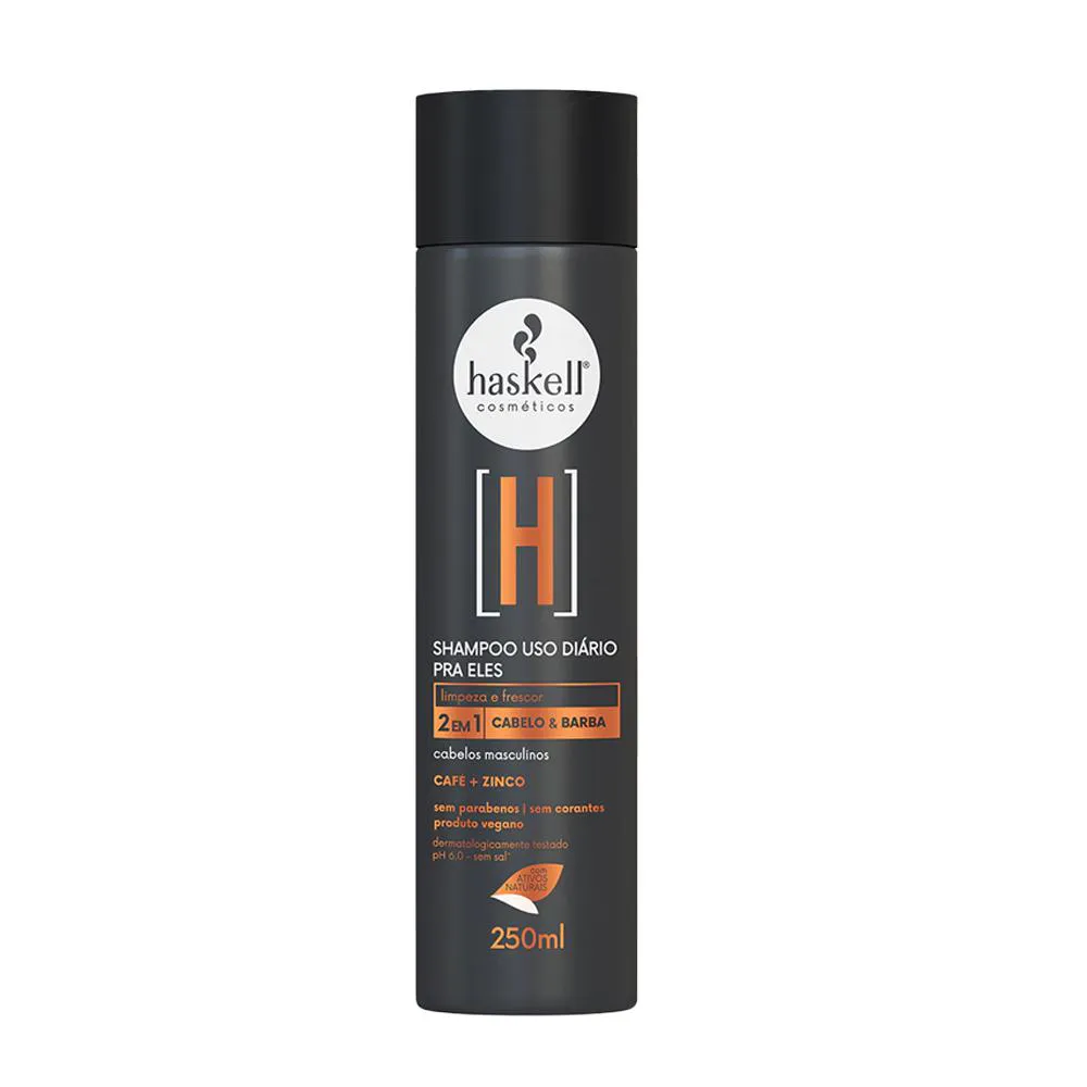 SHAMPOO HASKELL CABELO E BARBA PRA ELE 250ML