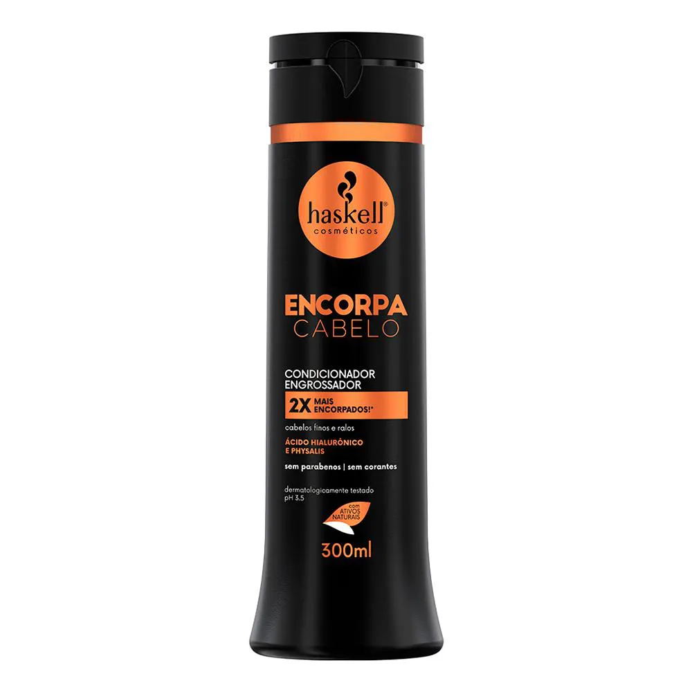 Condicionador Haskell Encorpa Cabelo Volume Espessura 300ml
