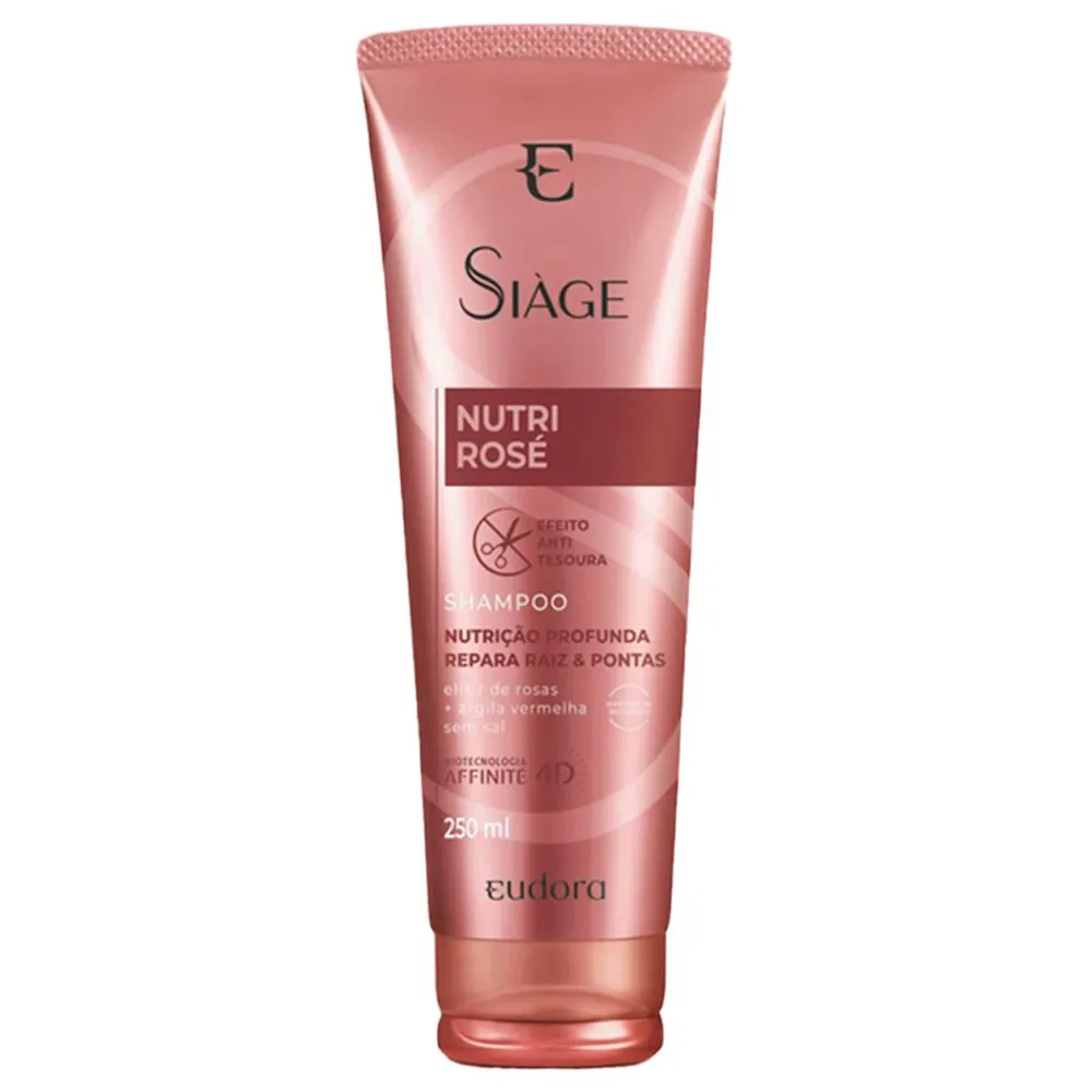 Shampoo Eudora Siage Nutri Rosé Purificante 250ml
