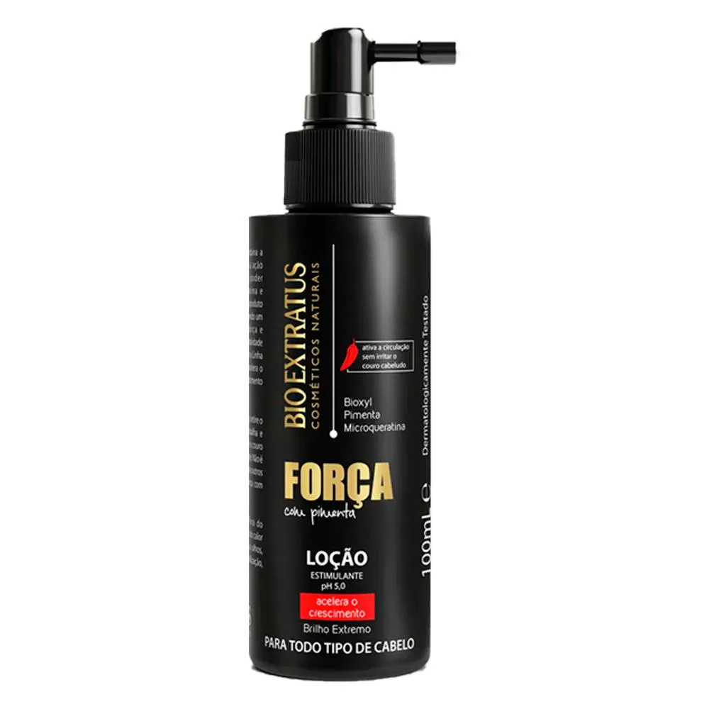 LOçãO CAPILAR BIO EXTRATUS FORçA COM PIMENTA 100ML