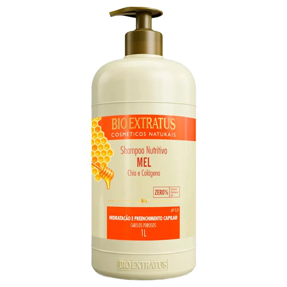 SHAMPOO BIO EXTRATUS MEL NUTRITIVO 1L