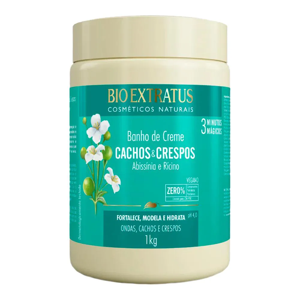MáSCARA BIO EXTRATUS CACHOS E CRESPOS 1KG