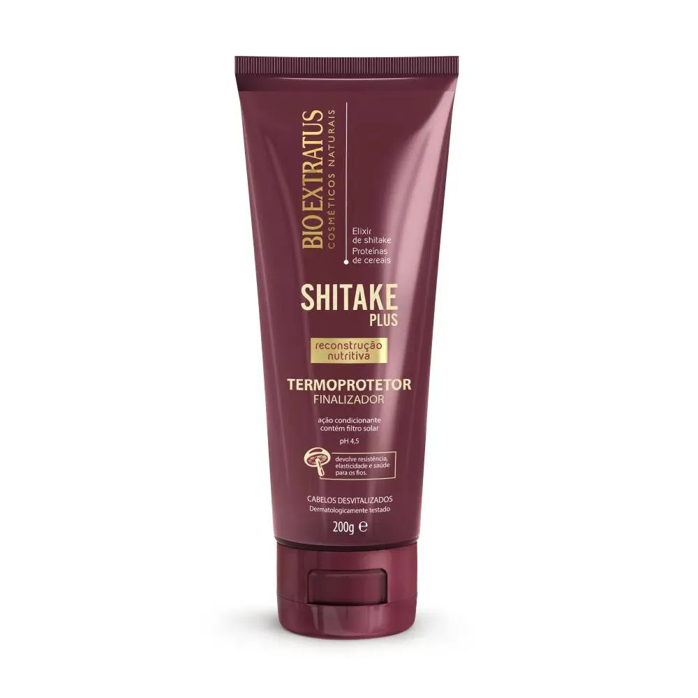 FINALIZADOR TERMOPROTETOR BIO EXTRATUS SHITAKE PLUS RECONSTRUçãO NUTRITIVA 200G