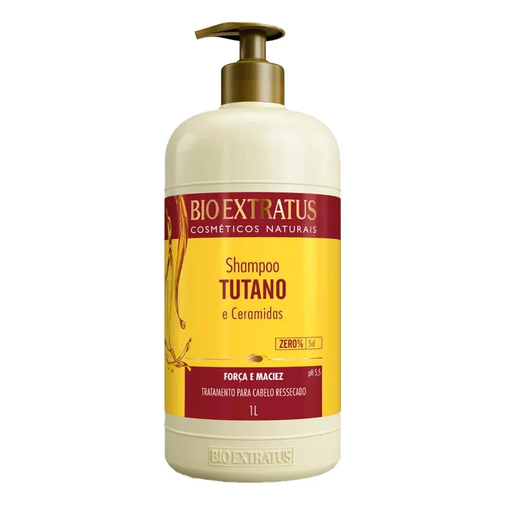 SHAMPOO TUTANO BIO EXTRATUS - 1L FORçA E MACIEZ