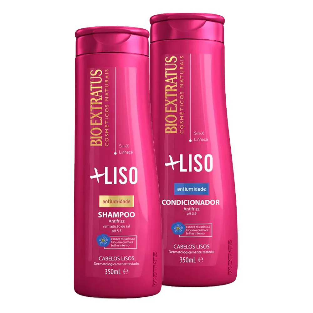 KIT BIO EXTRATUS MAIS LISO SHAMPOO CONDICIONADOR