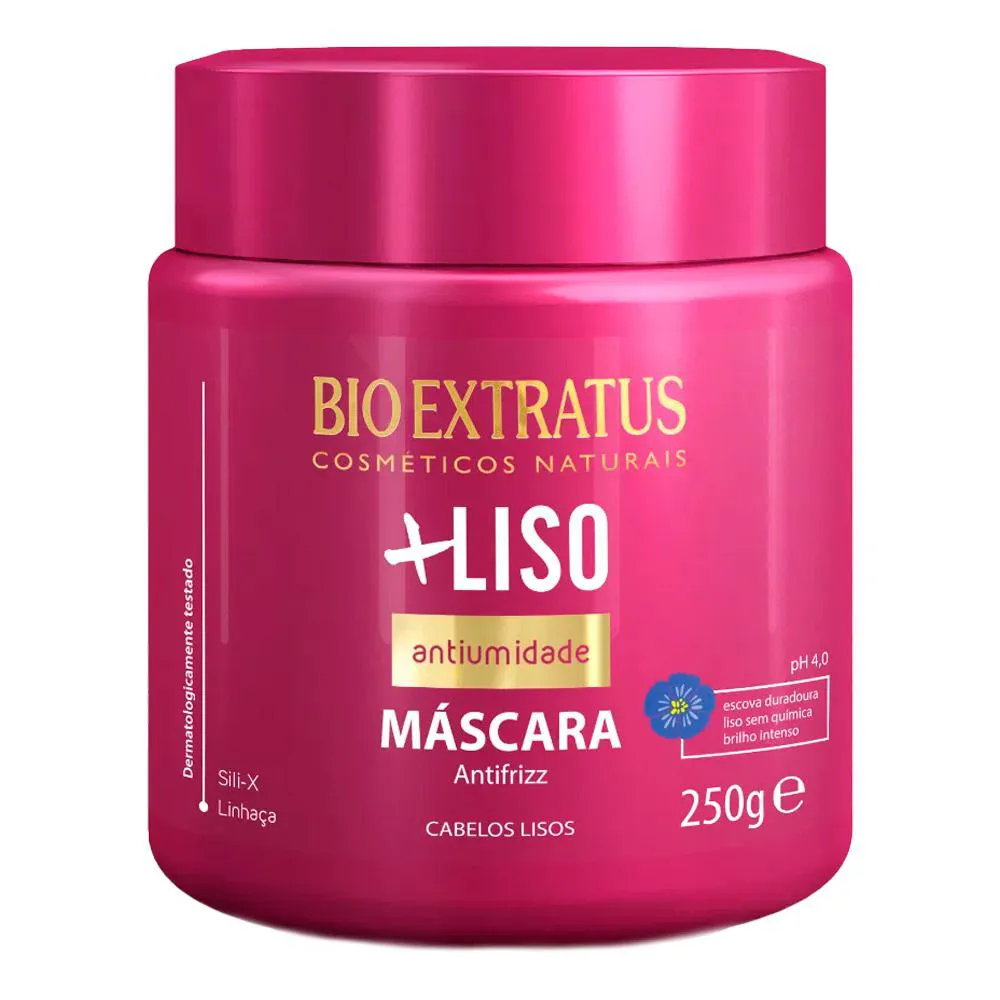 MáSCARA BIO EXTRATUS MAIS LISO ANTIUMIDADE 250G