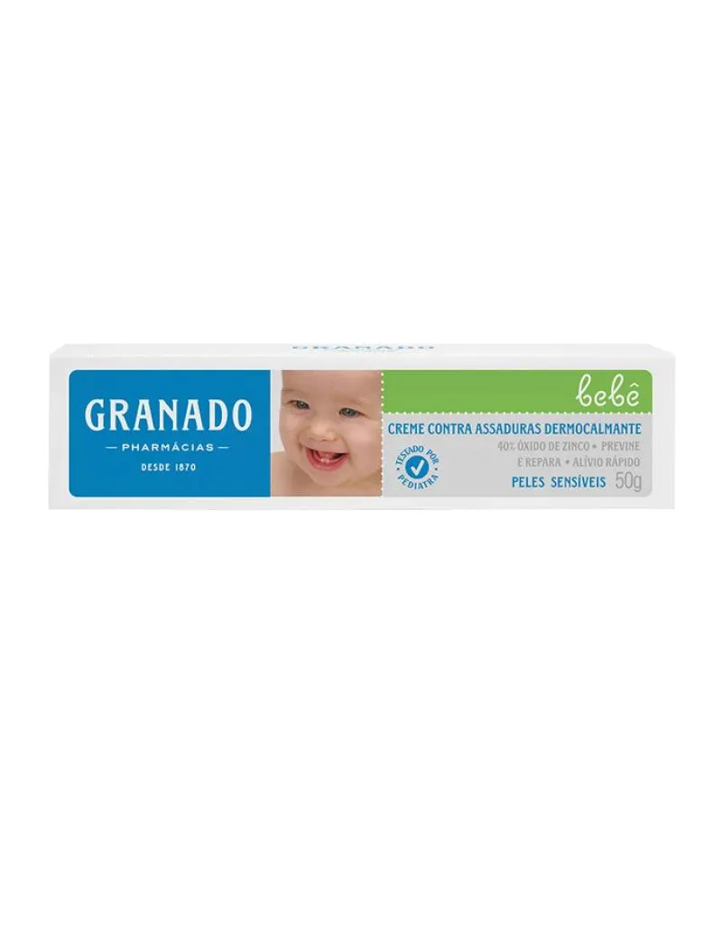 CREME PARA ASSADURAS GRANADO DERMOCALMANTE PARA BEBÊS 50G PREVINE ASSADURAS