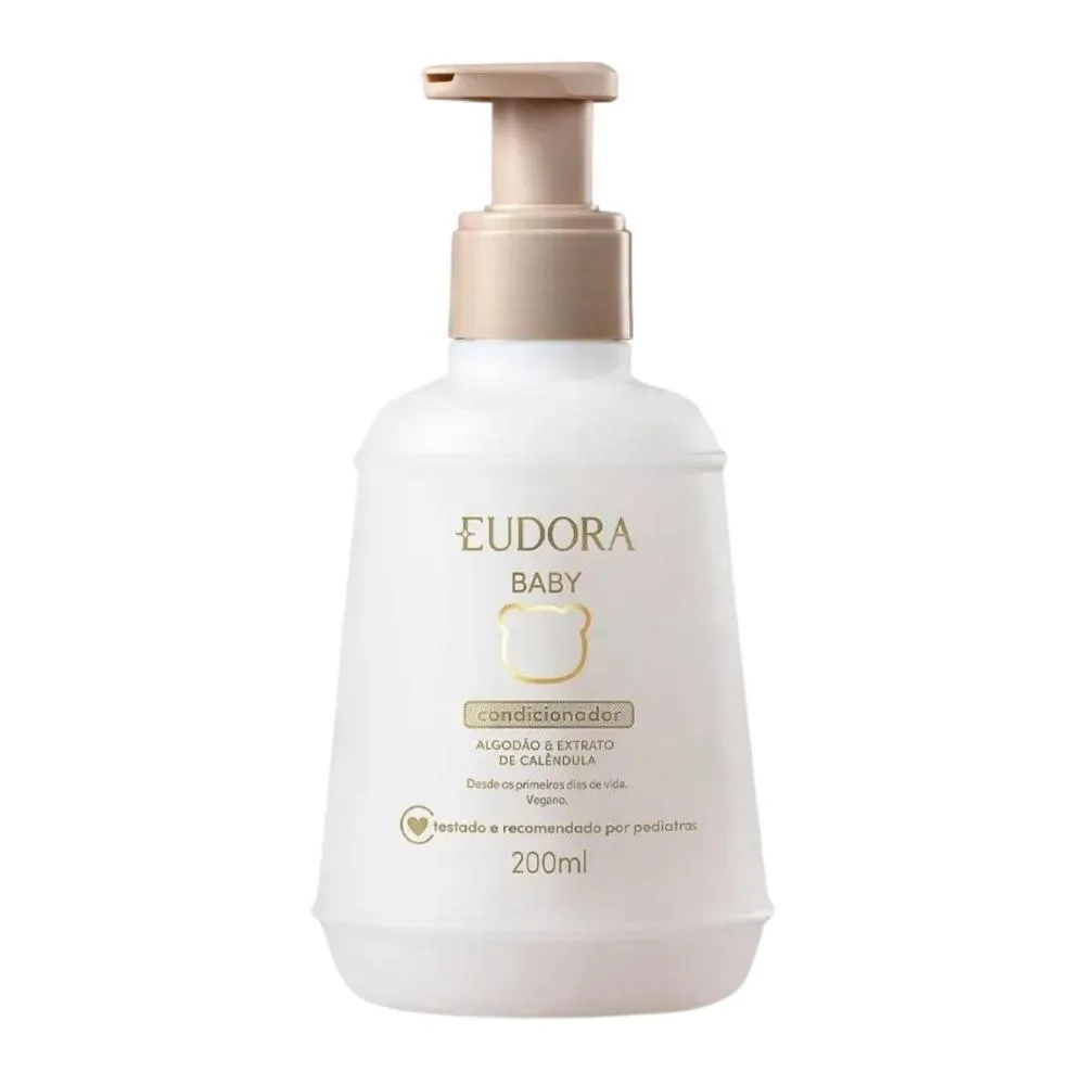 CONDICIONADOR EUDORA BABY ALGODãO & EXTRATO DE CALêNDULA 200ML