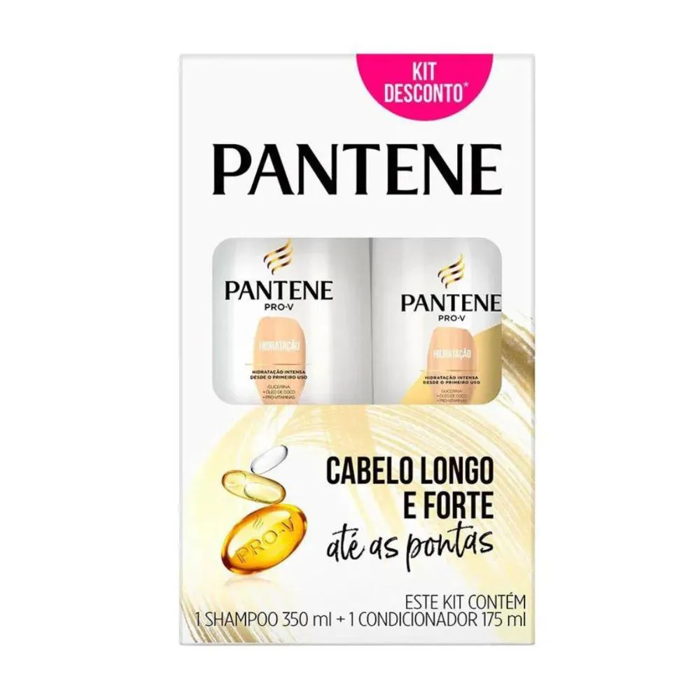 SHAMPOO 350ML + CONDICIONADOR 175ML PANTENE HIDRATAçãO