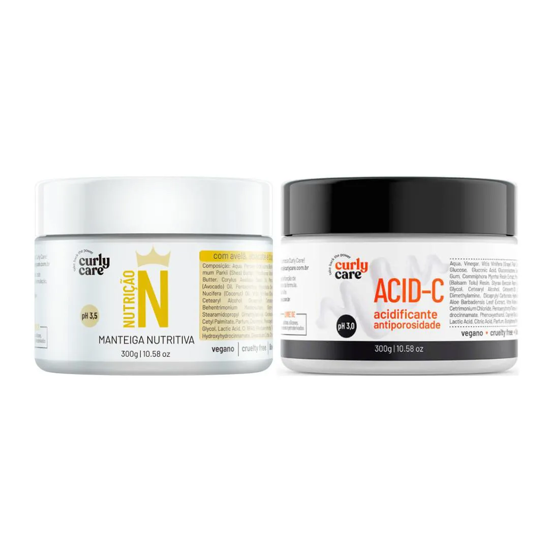 KIT MANTEIGA N + ACID-C - CURLY CARE