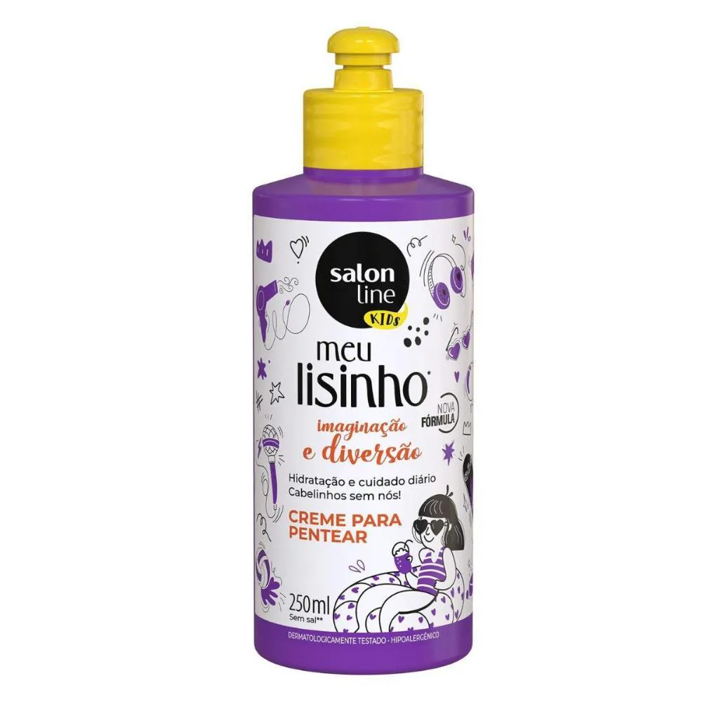 CREME PARA PENTEAR SALON LINE KIDS MEU LISINHO IMAGINAçãO E DIVERSãO 250ML