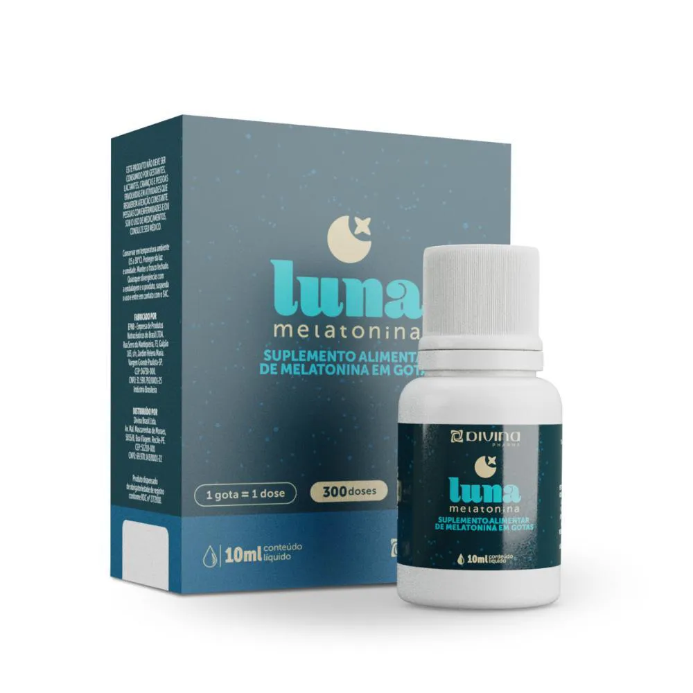 MELATONINA EM GOTAS 10ML LUNA MELATONINA