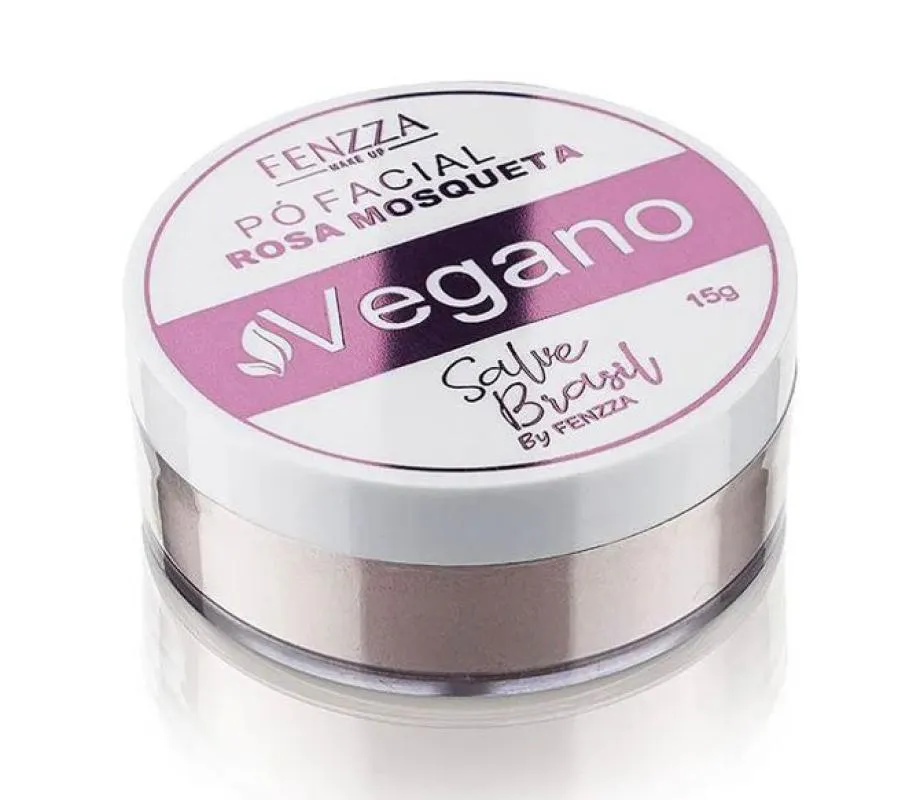 Pó FACIAL VEGANO SALVE BRASIL ROSA MOSQUETA FENZZA