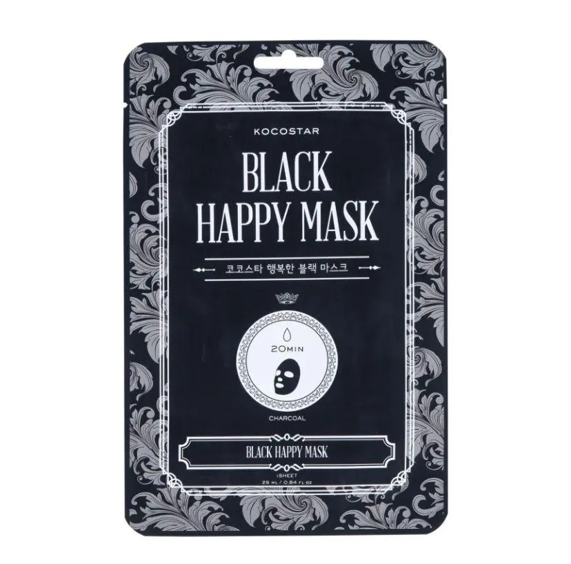 KOCOSTAR HAPPY MASK BLACK  MáSCARA FACIAL 35G