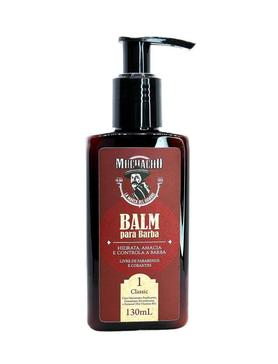 BALM PARA BARBA MUCHACHO CLASSIC FRASCO 130ML