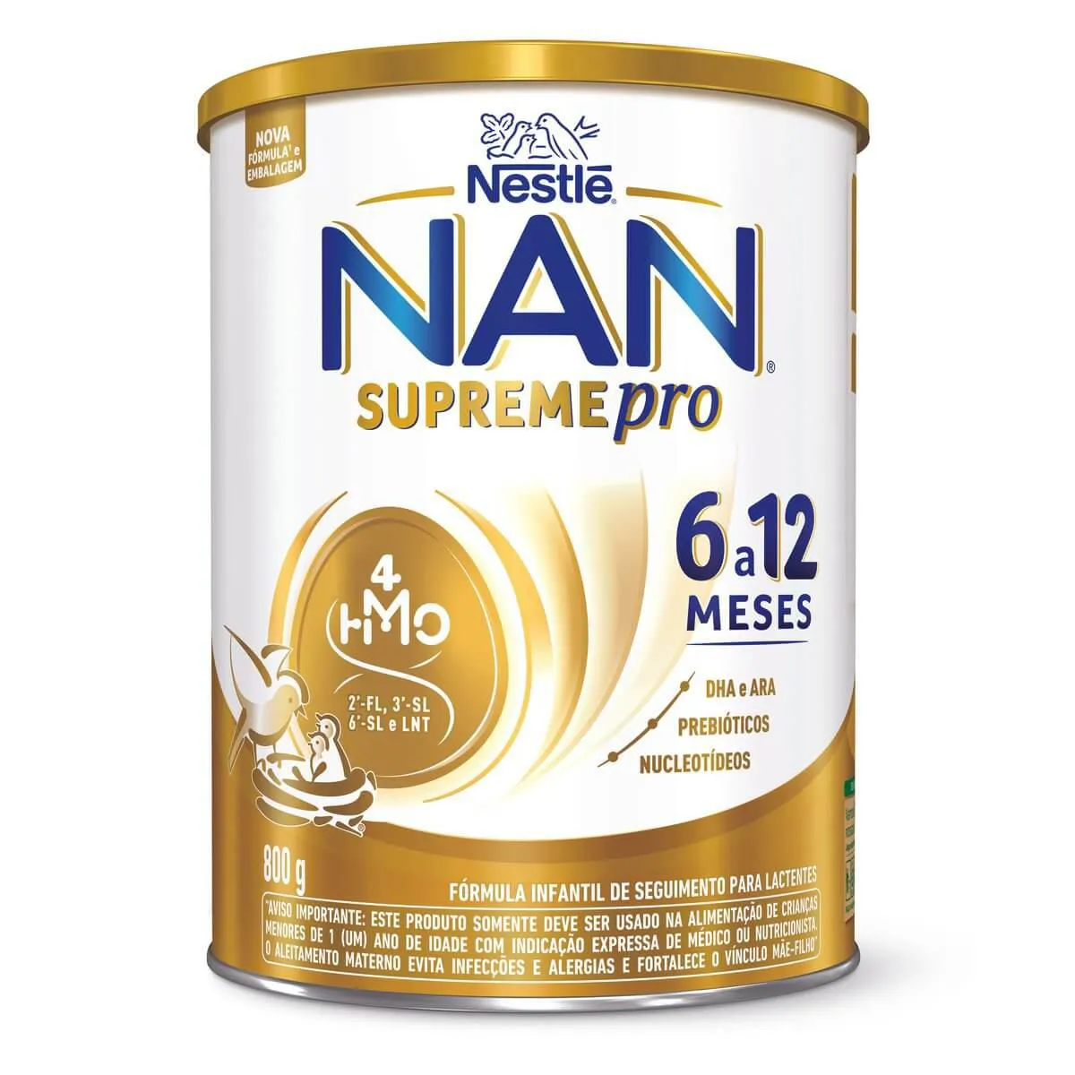 Fórmula Infantil NAN Supreme 2 HMO Nestlé 6 a 12 meses 800g