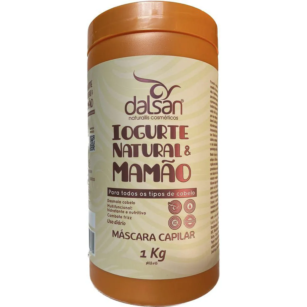 MáSCARA IOGURTE NATURAL & MAMãO DE 1KG