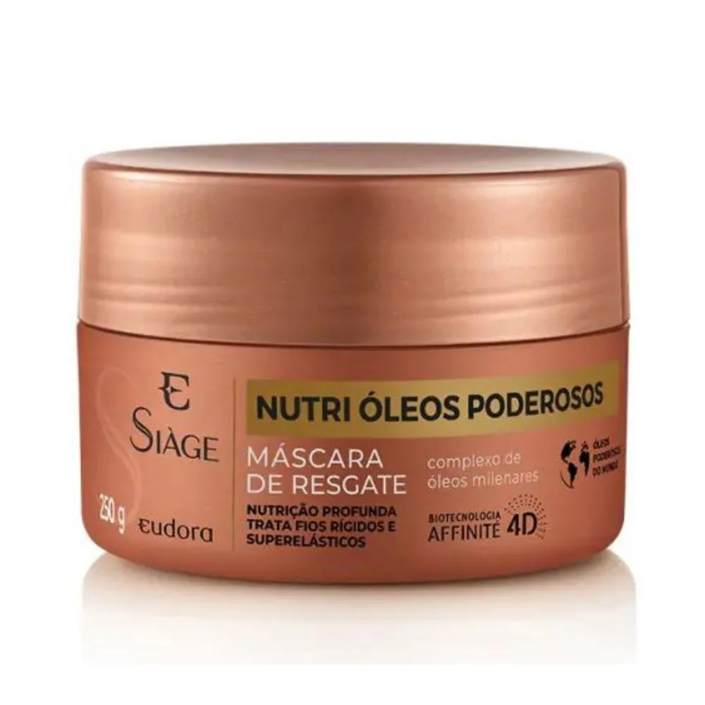 MáSCARA SIAGE EUDORA NUTRI ÓLEOS PODEROSOS 250G