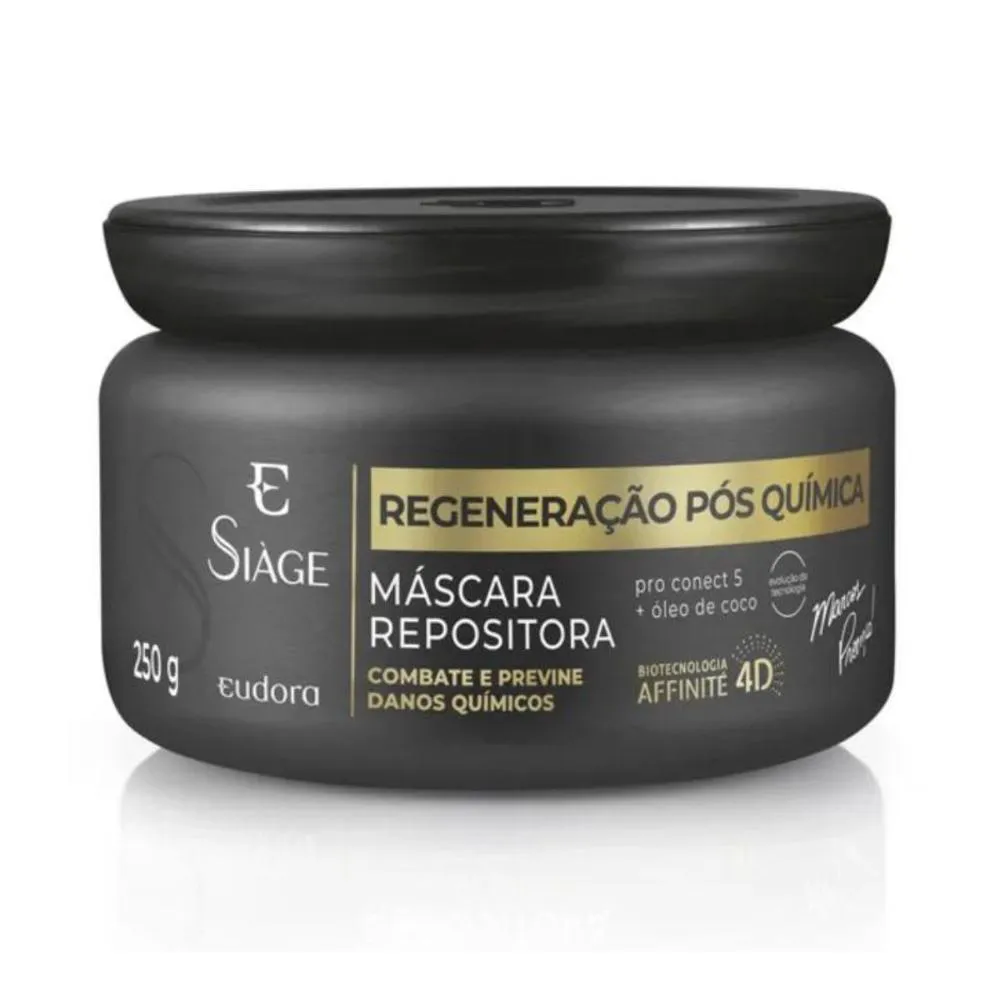 MáSCARA SIAGE EUDORA REGENERAçãO PóS QUíMICA 250G