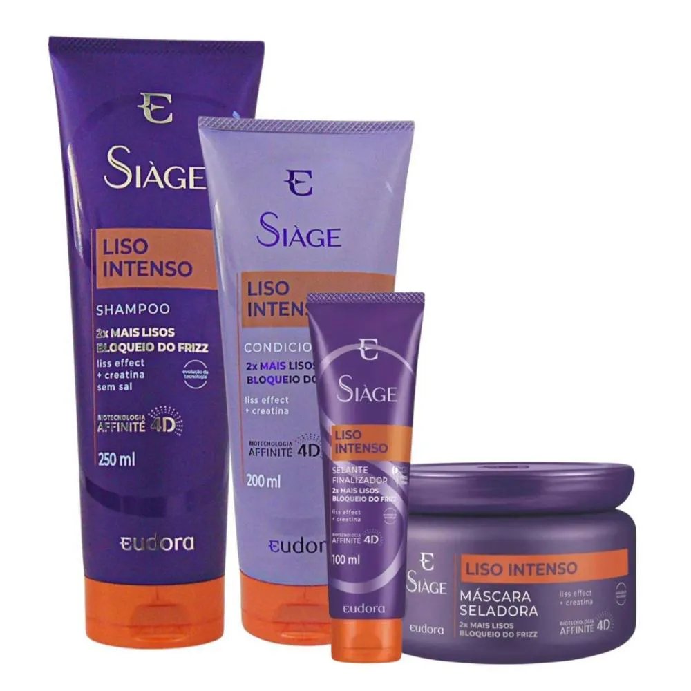 KIT SIAGE EUDORA LISO INTENSO C/4