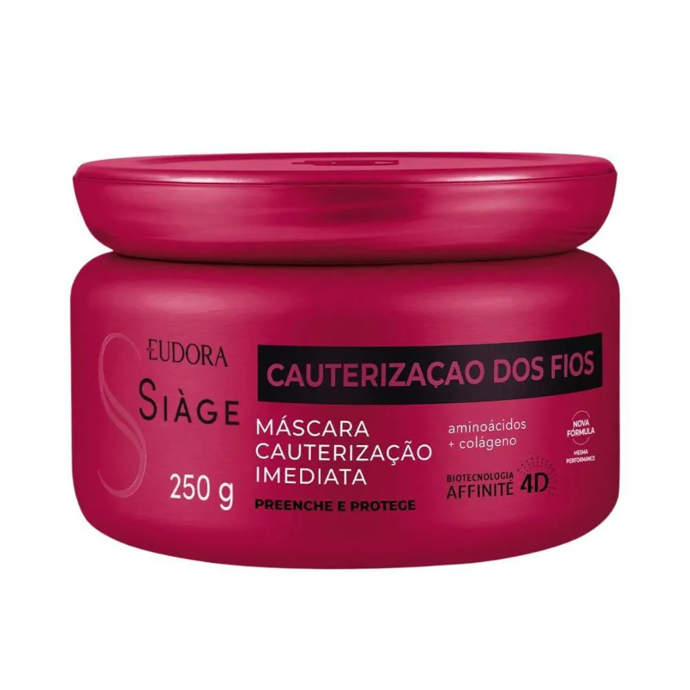 MáSCARA SIAGE EUDORA CAUTERIZAçãO DOS FIOS 250G