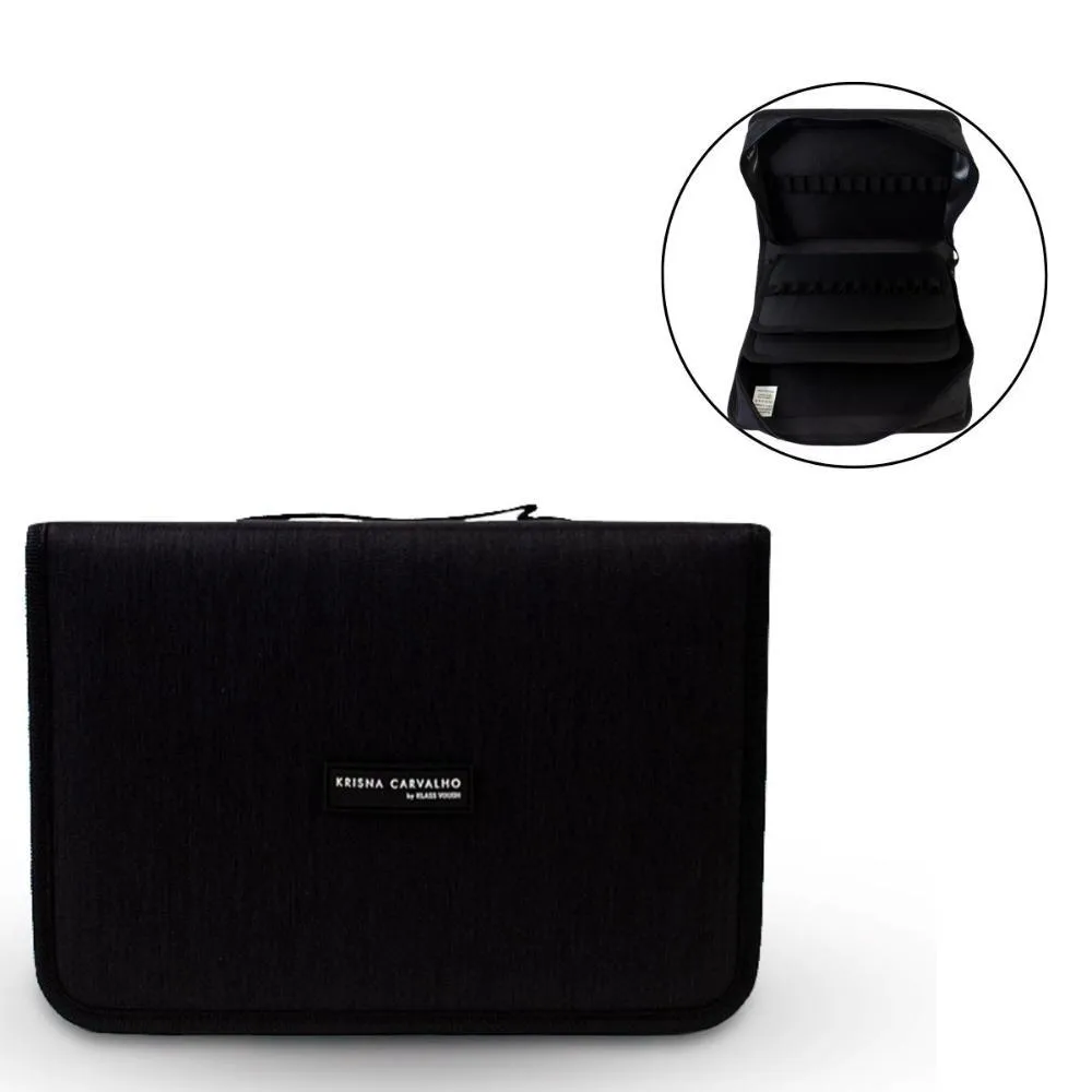 NECESSAIRE KLASS VOUGH KRISNA CARVALHO ORGANIZADOR DE BATONS REF. HN0327