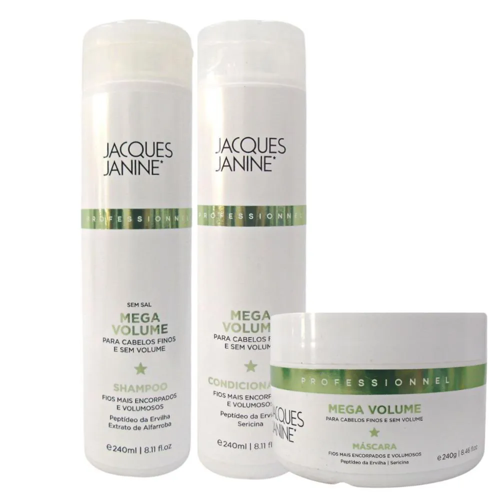 KIT JACQUES JANINE MEGA VOLUME C/3