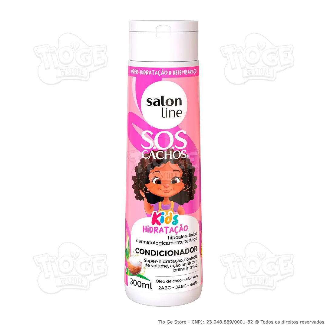 Condicionador Vegano Salon Line SOS Cachos Kids 300ml