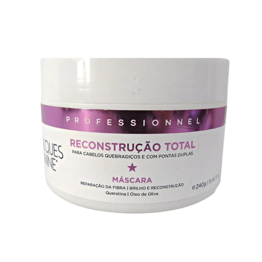 MáSCARA JACQUES JANINE RECONSTRUçãO TOTAL 240G