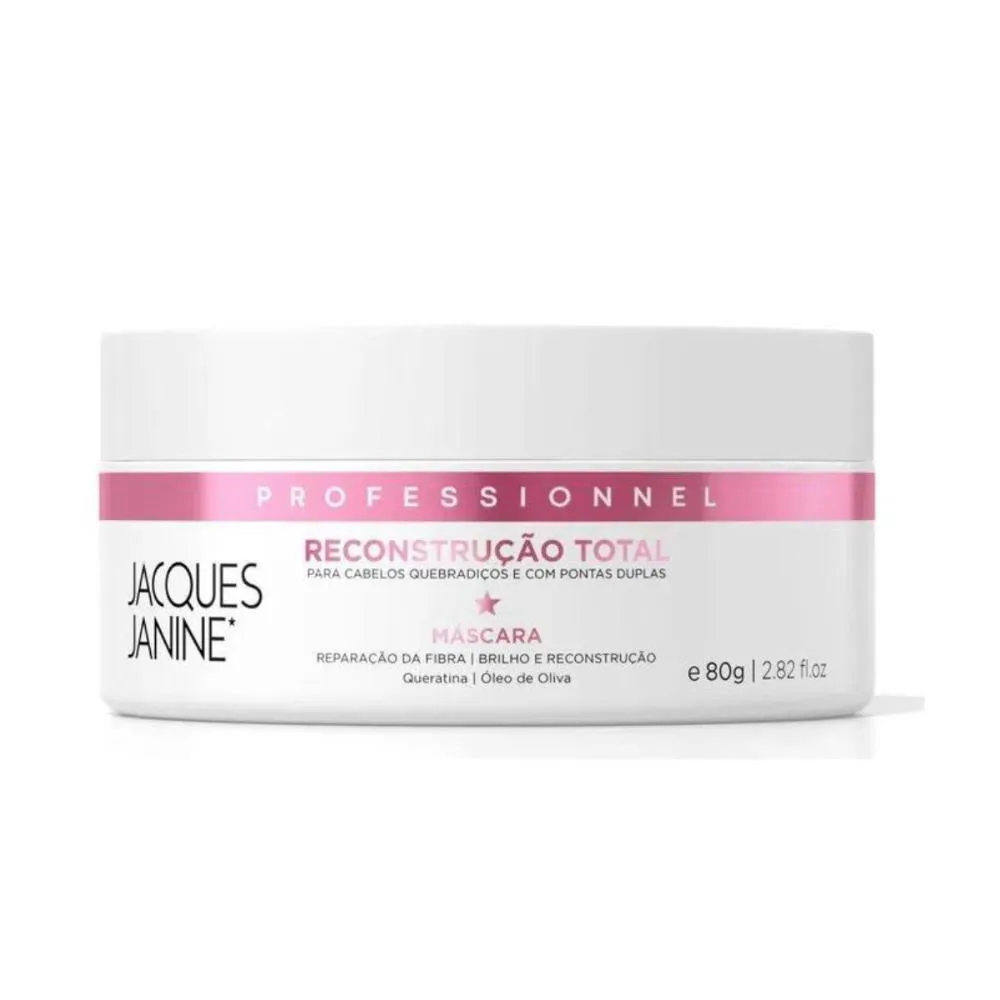 MáSCARA JACQUES JANINE RECONSTRUçãO TOTAL 80G