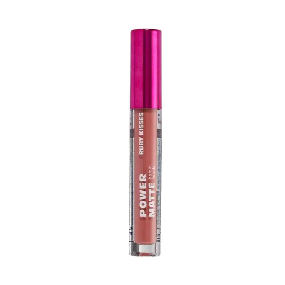 BATOM LíQUIDO RUBY KISSES POWER MATTE PINK CHIC 2,5ML