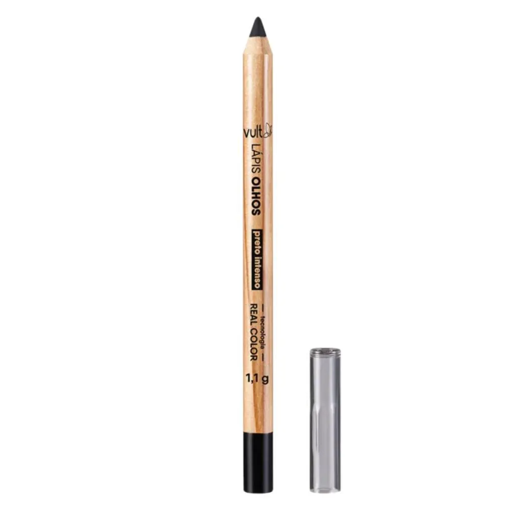 LáPIS PARA OLHOS VULT REAL COLOR COR PRETO INTENSO 1,1G