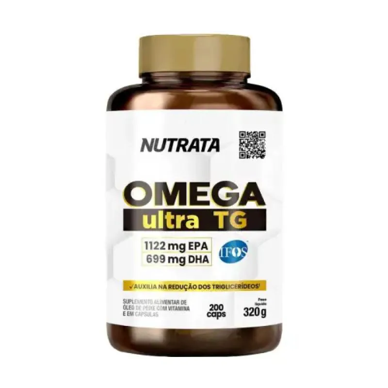ÔMEGA 3 ULTRA TG 200 CáPSULAS NUTRATA