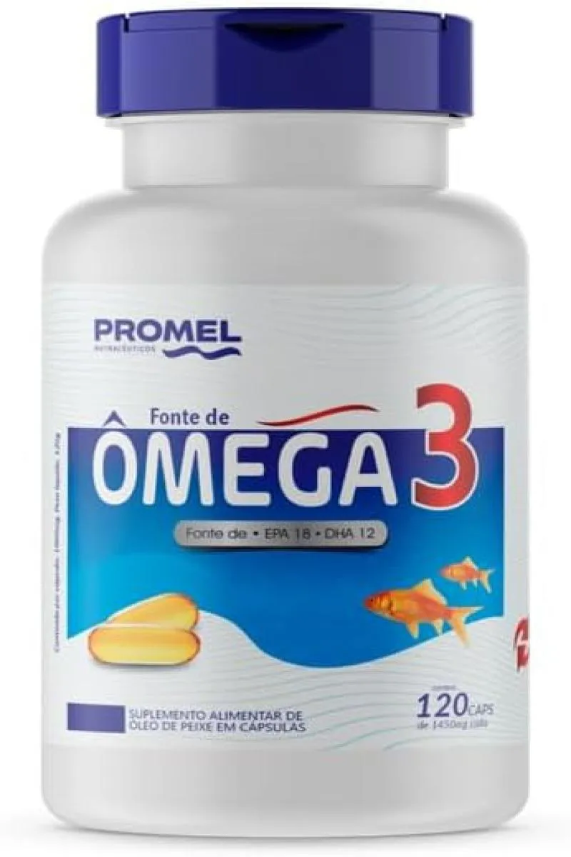 ÔMEGA 3 (ÓLEO DE PEIXE) 120 CAPS DE 1450MG PROMEL