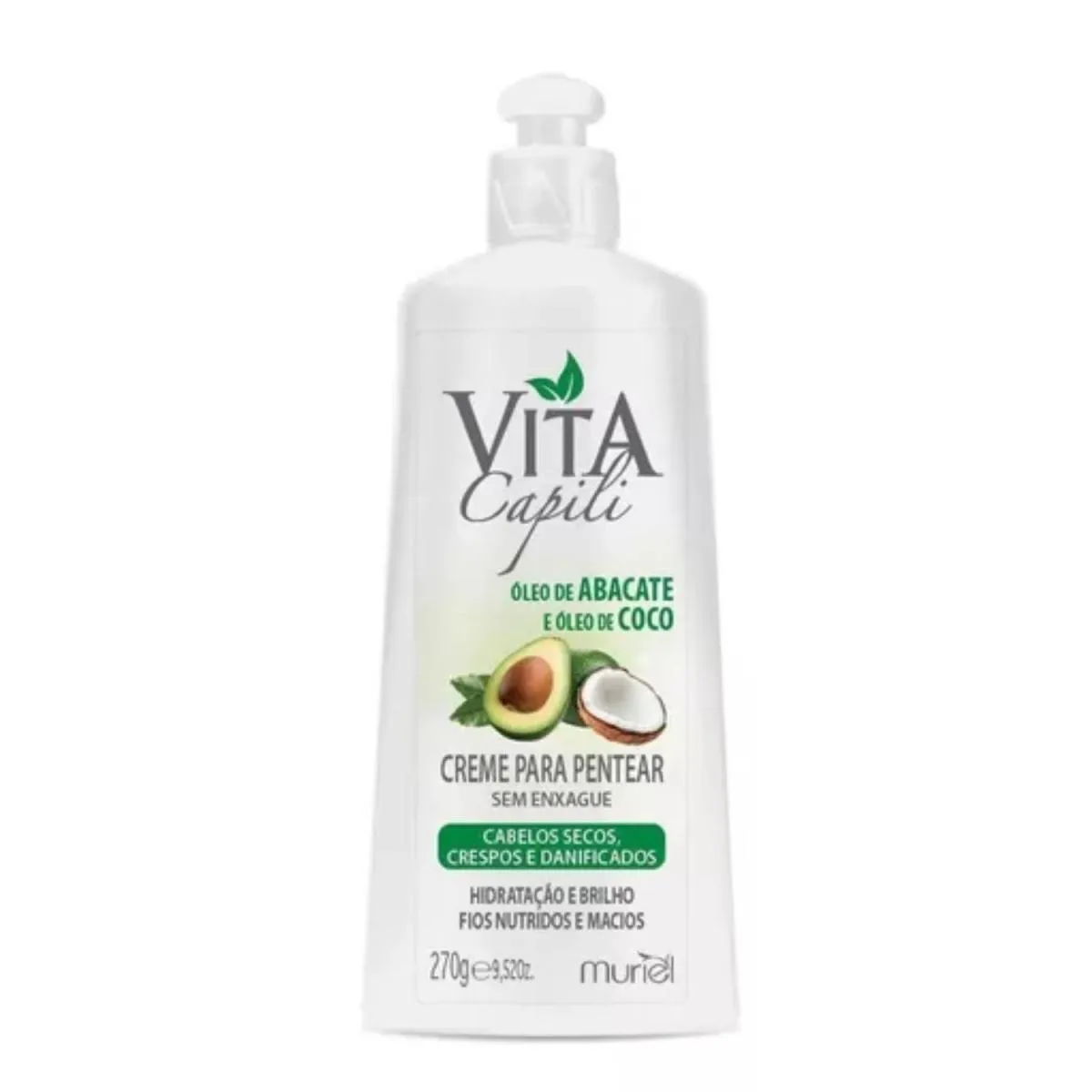 CREME PARA PENTEAR MURIEL VITACAPILI ABACATE 270G