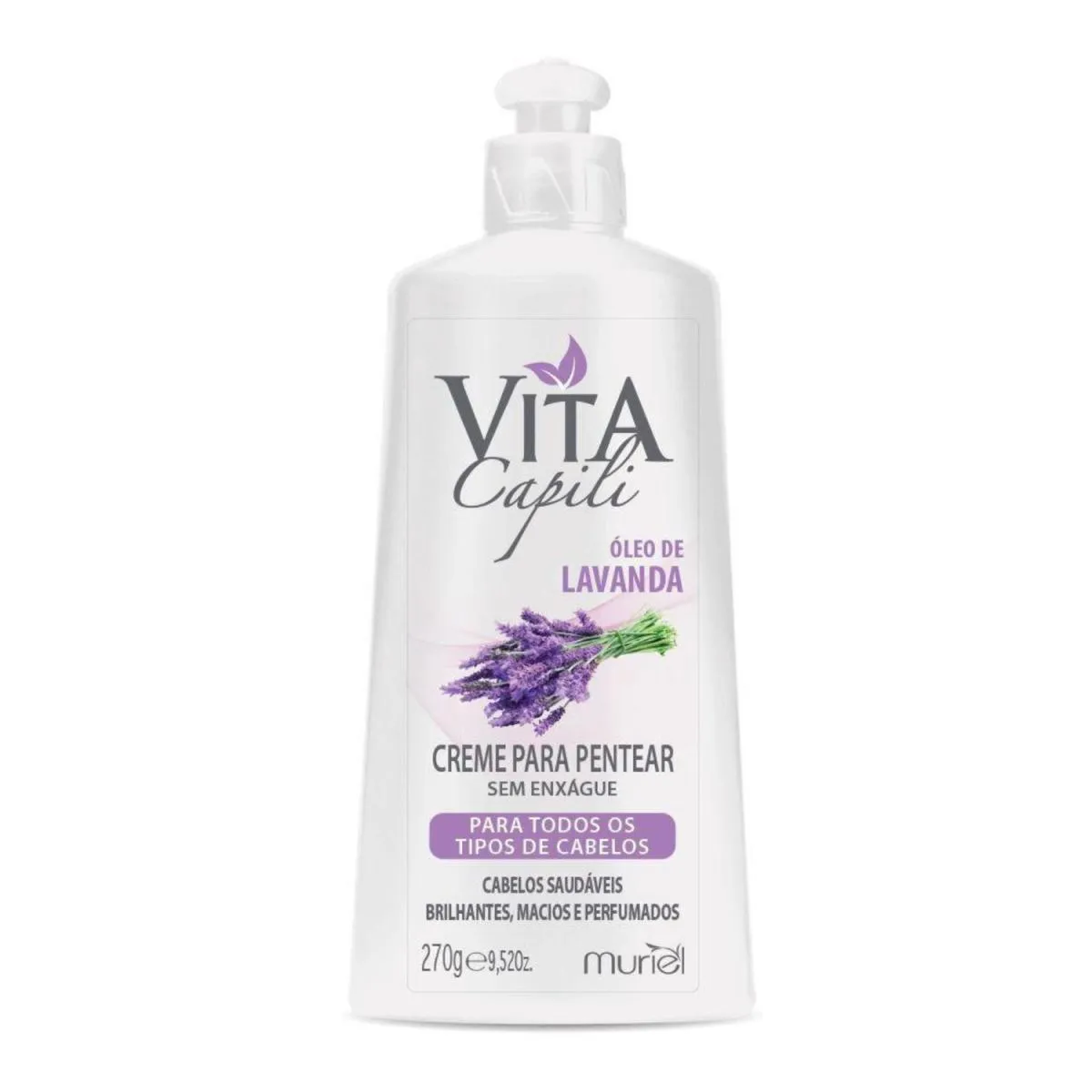 CREME PARA PENTEAR MURIEL VITACAPILI LAVANDA 270G