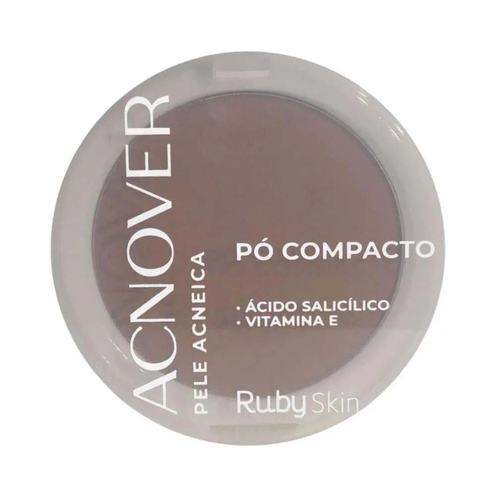 Pó COMPACTO ACNEICO ACNOVER RUBY SKIN RUBY ROSE ME160 10G