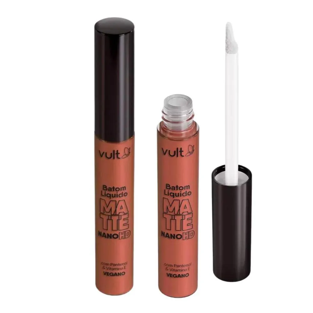 BATOM LíQUIDO VULT MATTE REAL COLOR CASTANHO CLARO 5ML
