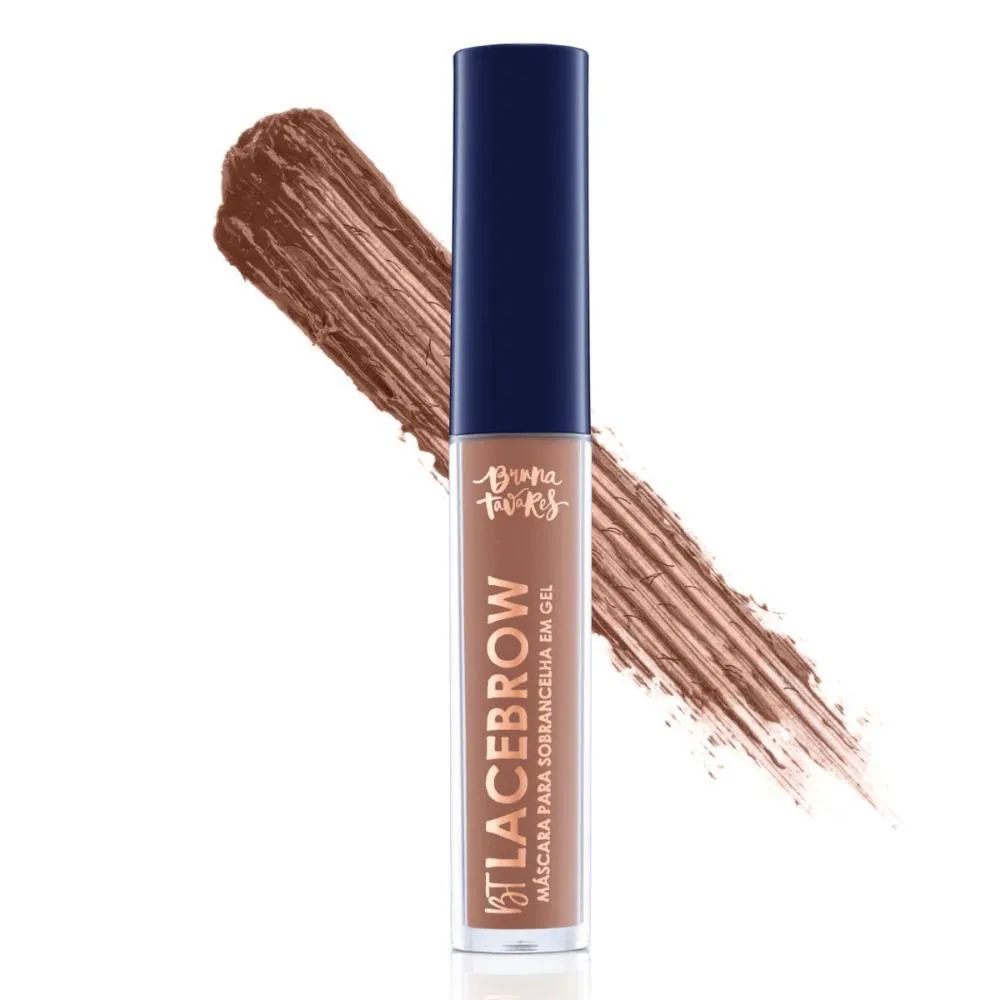 MáSCARA PARA SOBRANCELHAS EM GEL BRUNA TAVARES BT LACEBROW AMBER 2,5G