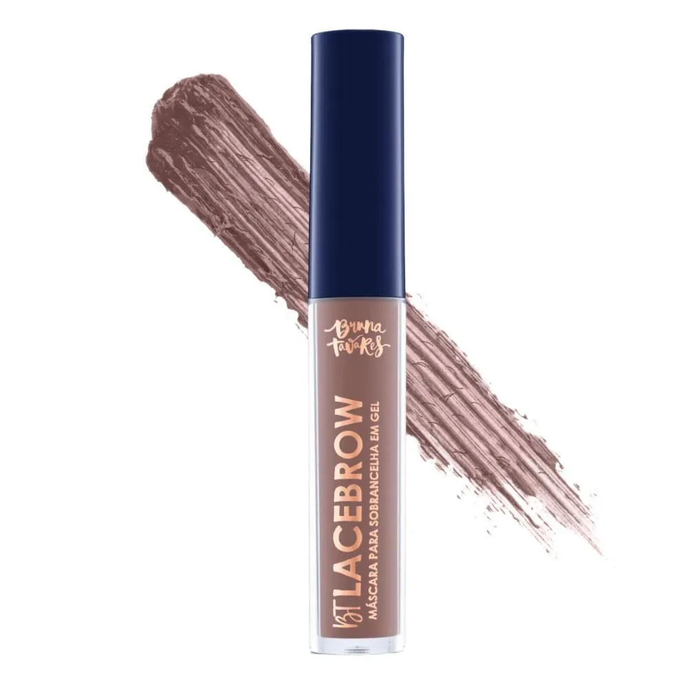 MáSCARA PARA SOBRANCELHAS EM GEL BRUNA TAVARES BT LACEBROW BROWN 2,5G
