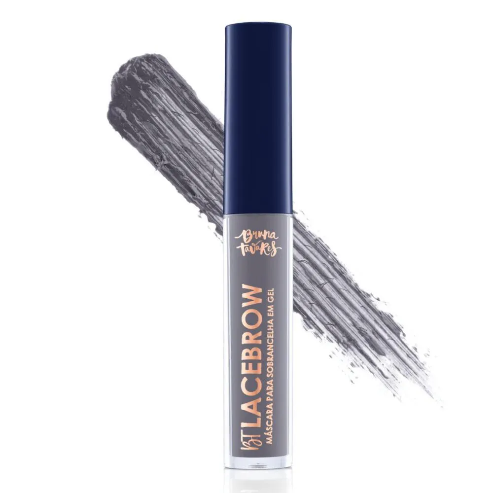 MáSCARA PARA SOBRANCELHAS EM GEL BRUNA TAVARES BT LACEBROW GREY 2,5G