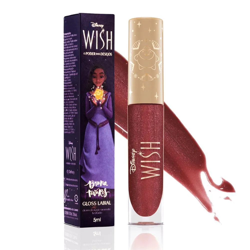 GLOSS LABIAL BRUNA TAVARES DISNEY WISH MAJESTY 5ML
