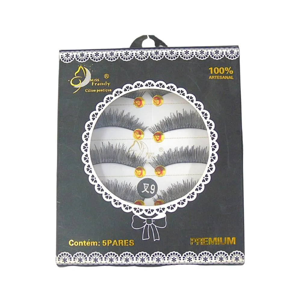 CíLIOS POSTIçOS MISS FRANDY PREMIUM 5 PARES C15-0779