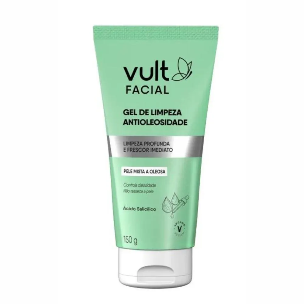 GEL DE LIMPEZA ANTIOLEOSIDADE VULT FACIAL 150G