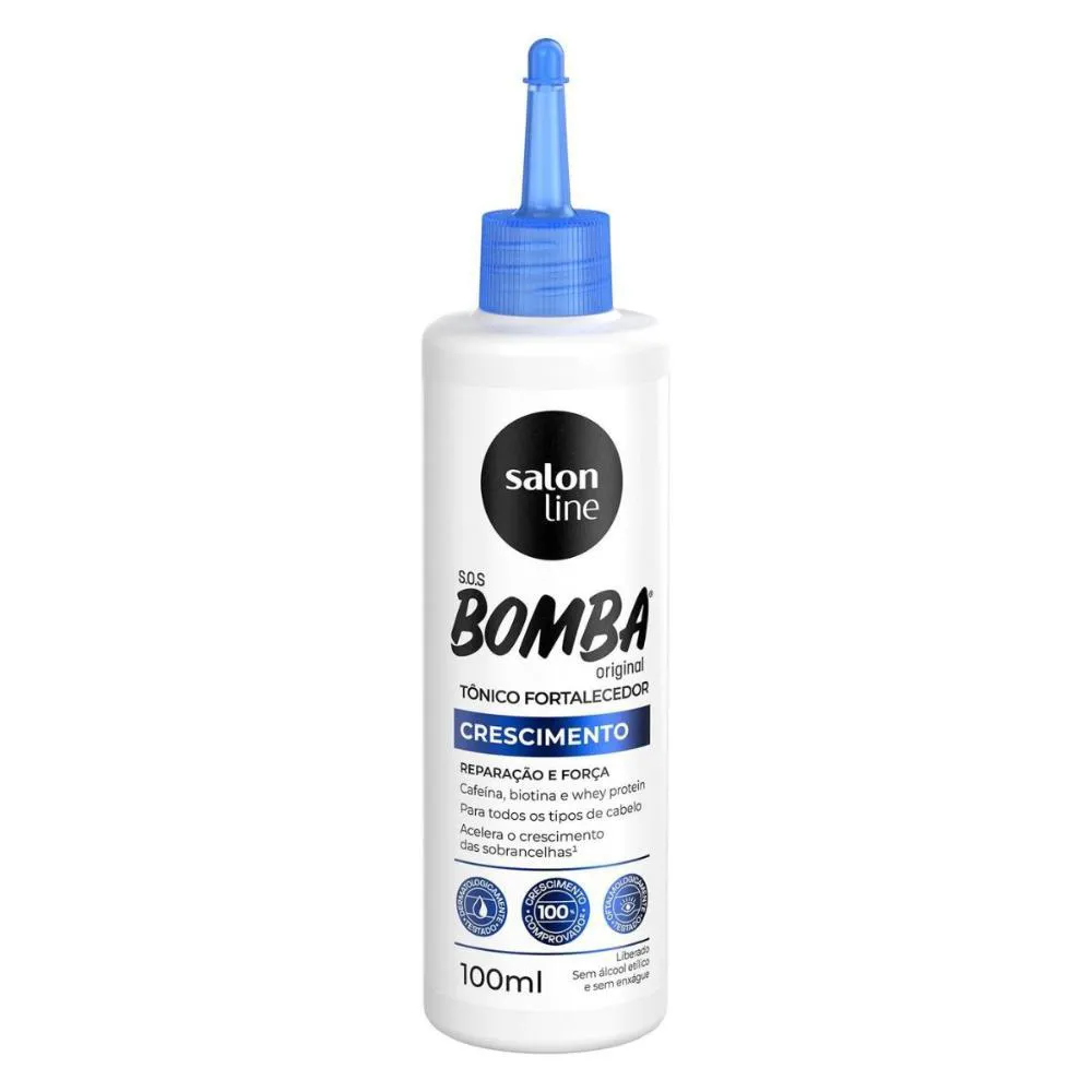 TôNICO FORTALECEDOR SALON LINE SOS BOMBA CRESCIMENTO 100ML