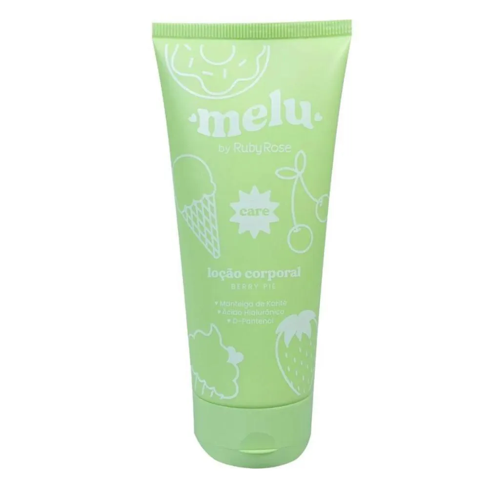 LOçãO CORPORAL MELU BY RUBY ROSE CARE BERRY PIE 200ML